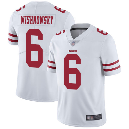 San Francisco 49ers Limited White Men Mitch Wishnowsky Road NFL Jersey 6 Vapor Untouchable
